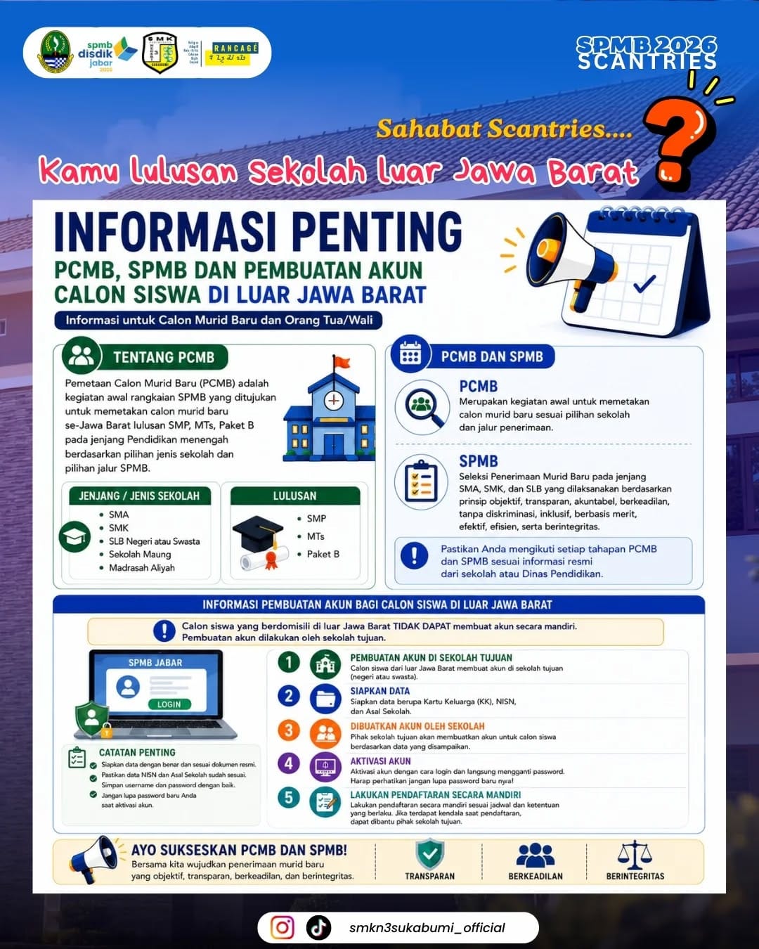 Post 1 by SMK Negeri 3 Sukabumi on Instagram (image)