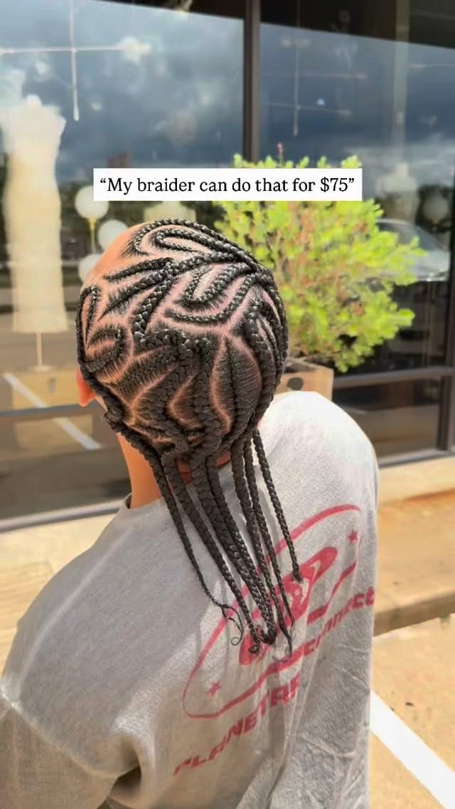 Post 6 by Maystylez | Stitch Braid Artist on Instagram (video)