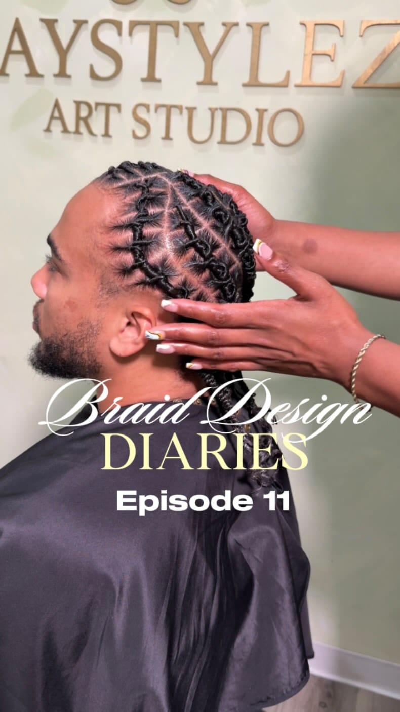 Post 1 by Maystylez | Stitch Braid Artist on Instagram (video)
