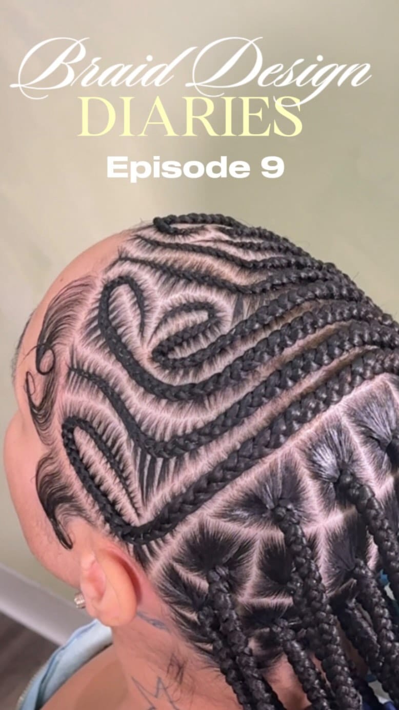 Post 4 by Maystylez | Stitch Braid Artist on Instagram (video)
