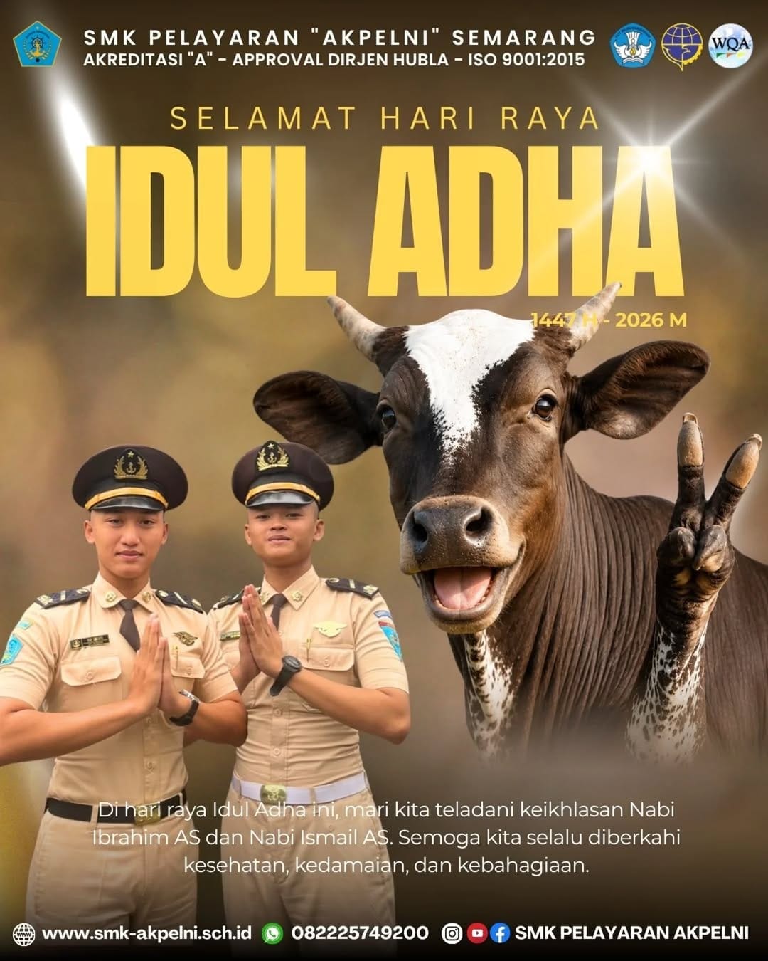 Post 2 by SMK Pelayaran "AKPELNI" on Instagram (image)