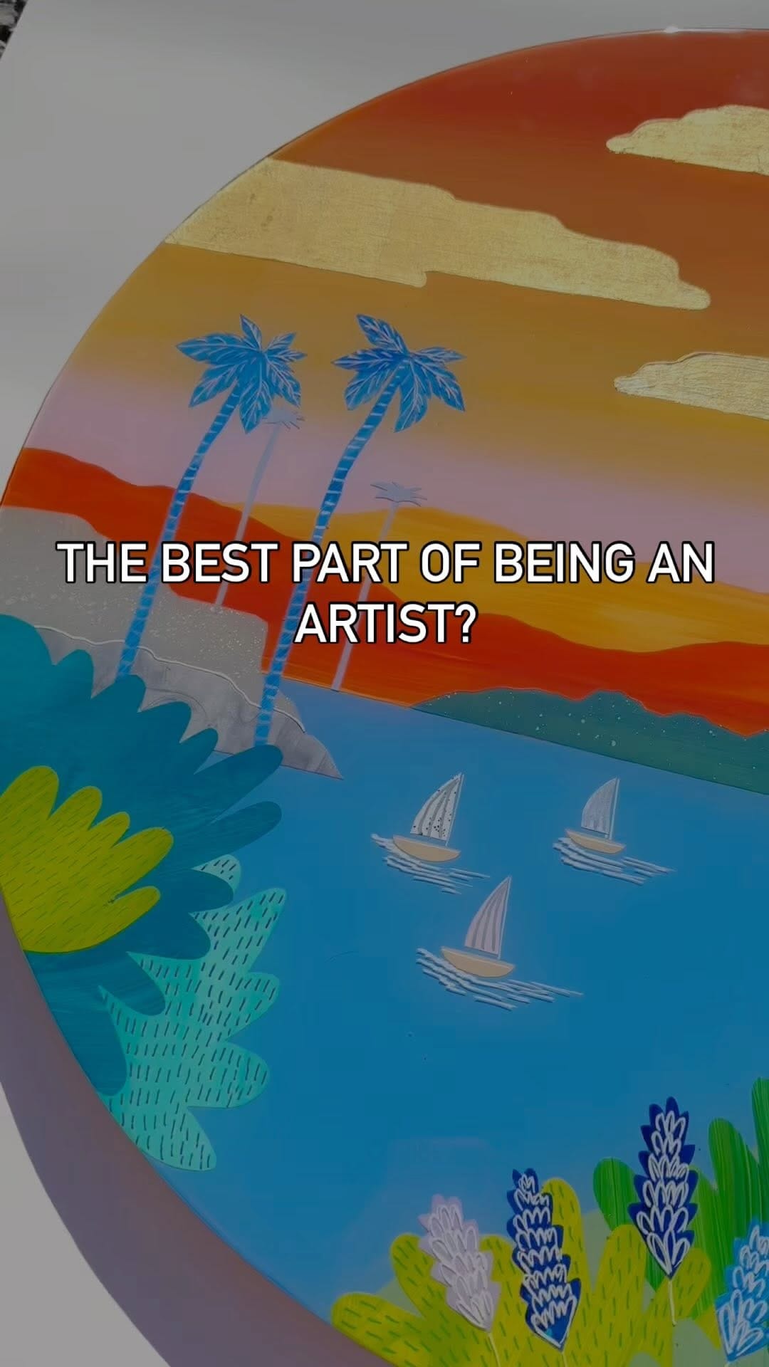 Post 2 by Lana Nguyen | paper collage and abstract art on Instagram (video)