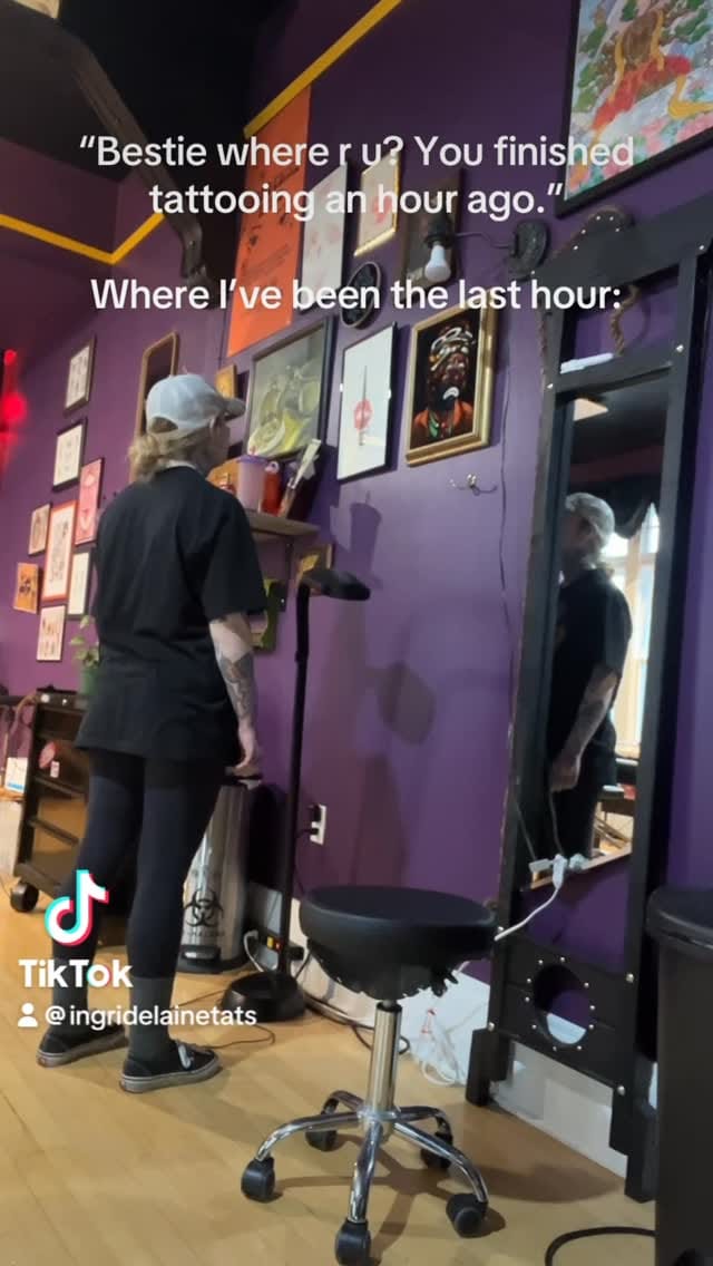 Post 4 by Ingrid Elaine Tattoos in Seattle, WA on Instagram (video)