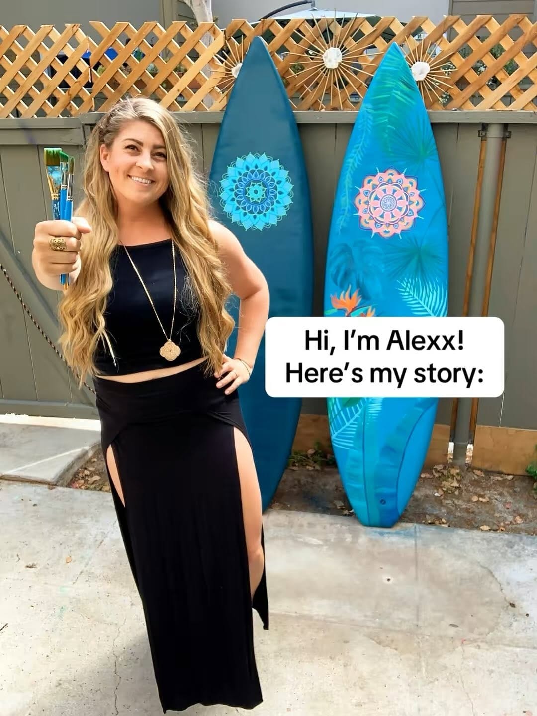 Post 9 by Alexx Gray | Surfboard Artist 🌴 on Instagram (carousel)