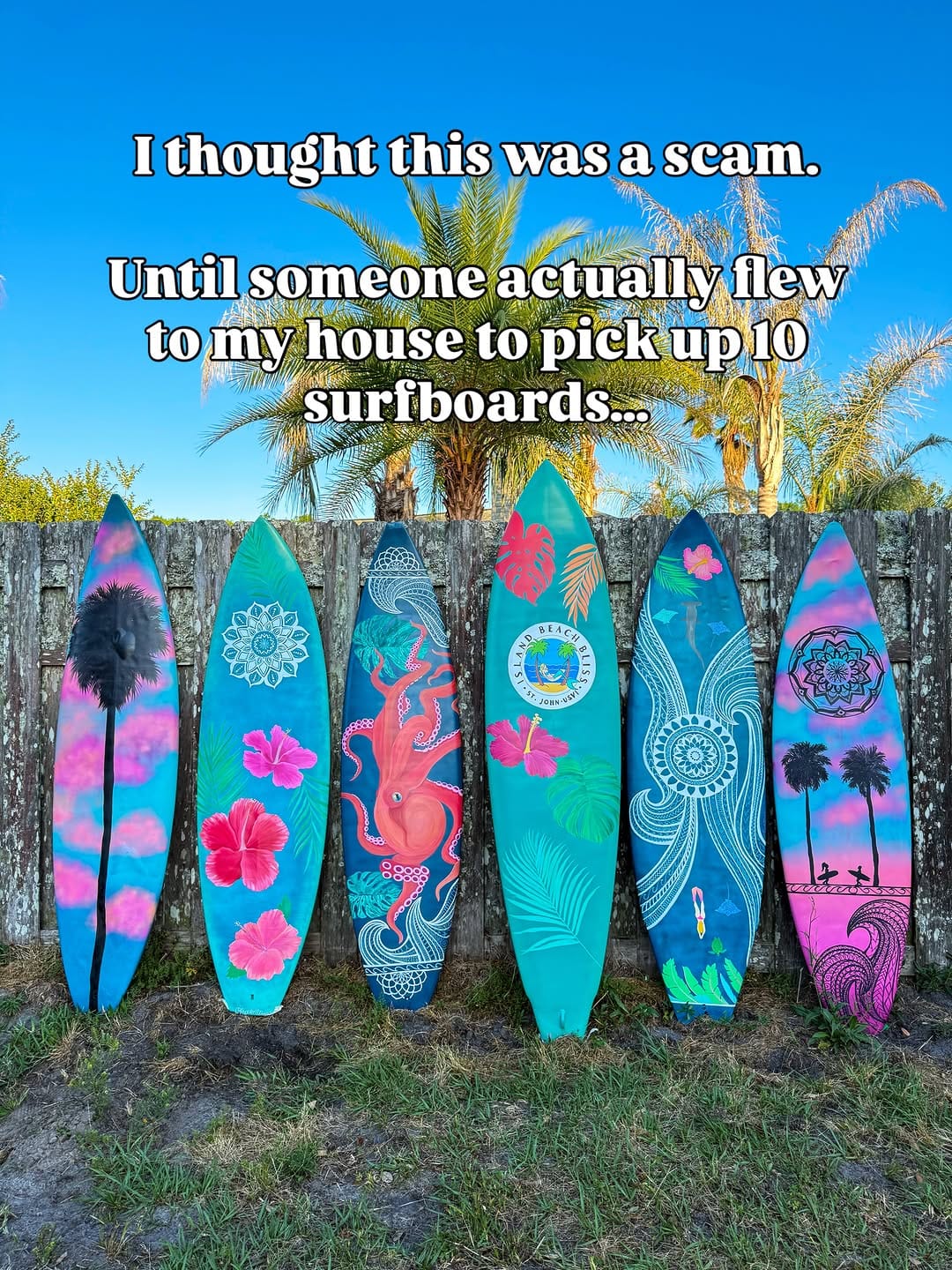 Post 8 by Alexx Gray | Surfboard Artist 🌴 on Instagram (carousel)