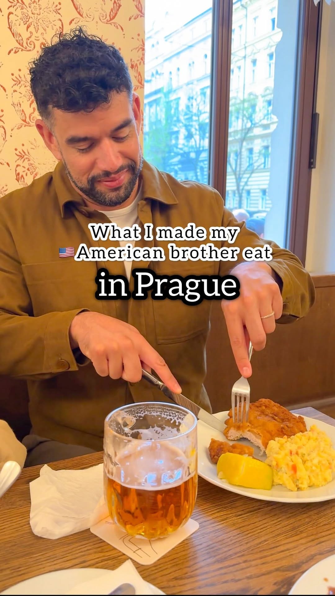 Post 8 by Vanessa | Prague Restaurants 🍽️ | American Abroad | Travel Tips on Instagram (video)