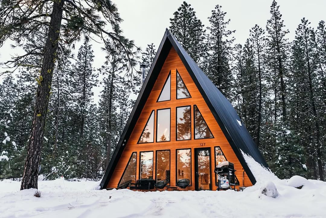 Post 3 by Röra Haus //\\ Modern A-frame on Instagram (carousel)