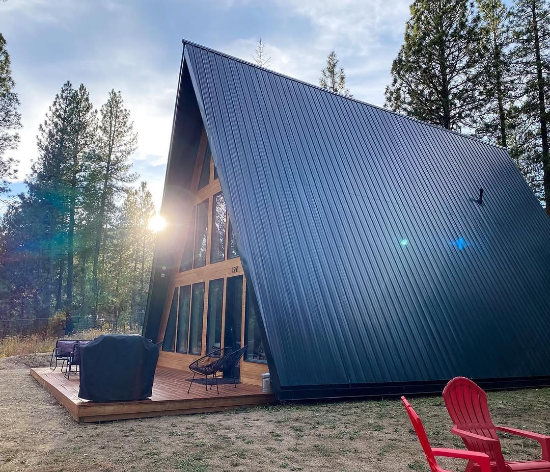 Post 10 by Röra Haus //\\ Modern A-frame on Instagram (image)