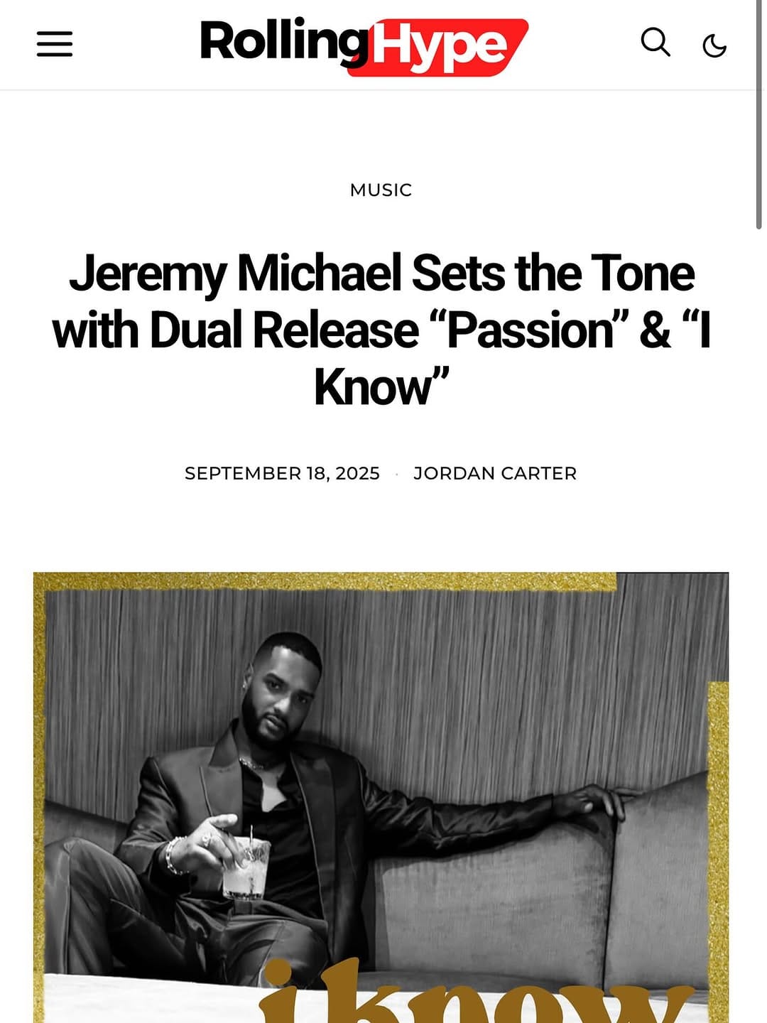 Post 8 by Jeremy Michael Williams on Instagram (image)