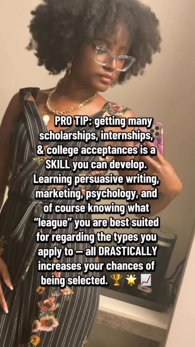 Post 2 by Carlynn Greene | Scholarship Guru | ESPdaniella on Instagram (video)