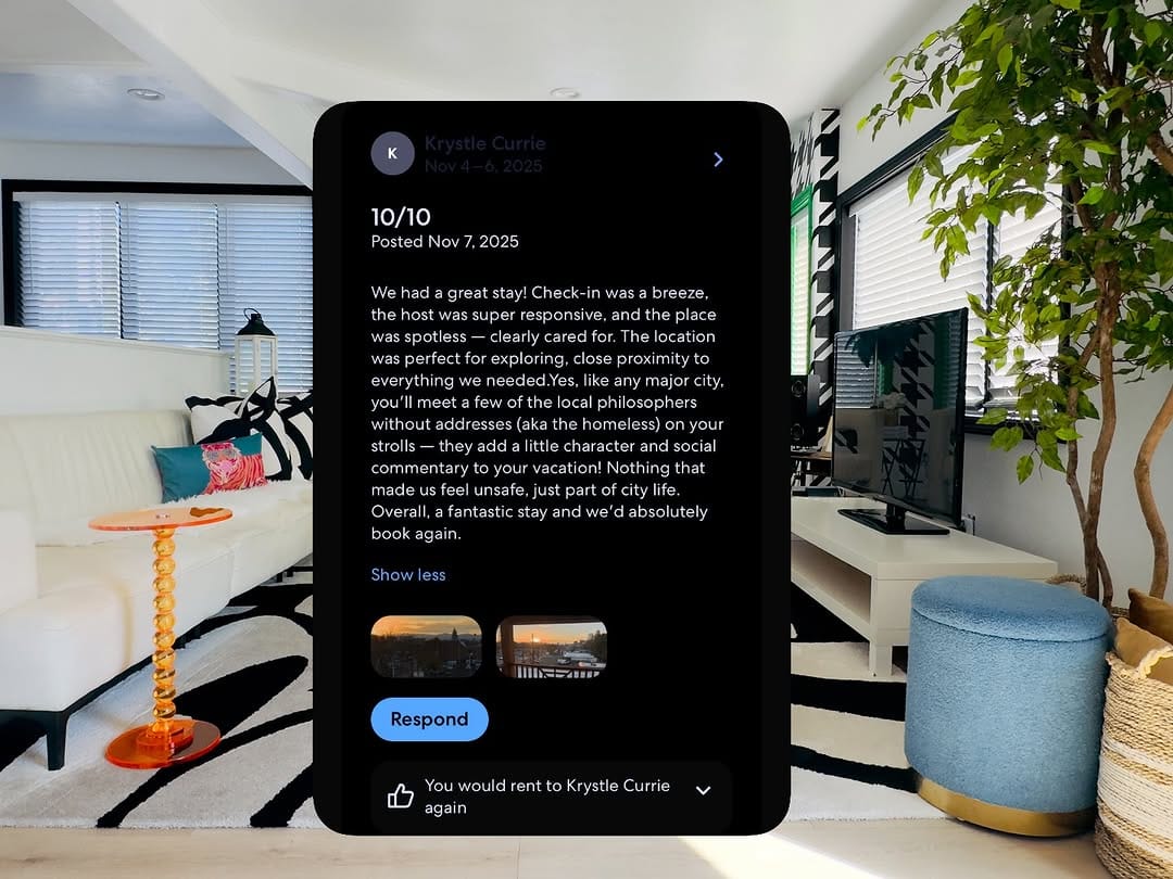 Post 2 by Instant Book Homes on Instagram (image)