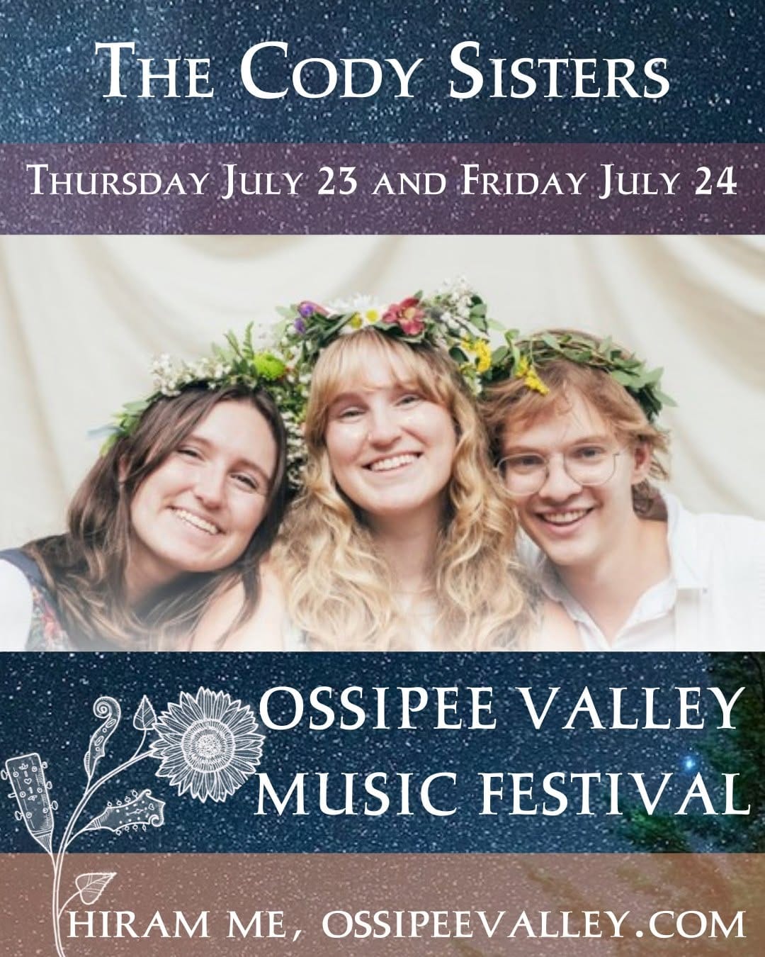 Post 6 by Ossipee Valley Music Festival on Instagram (image)