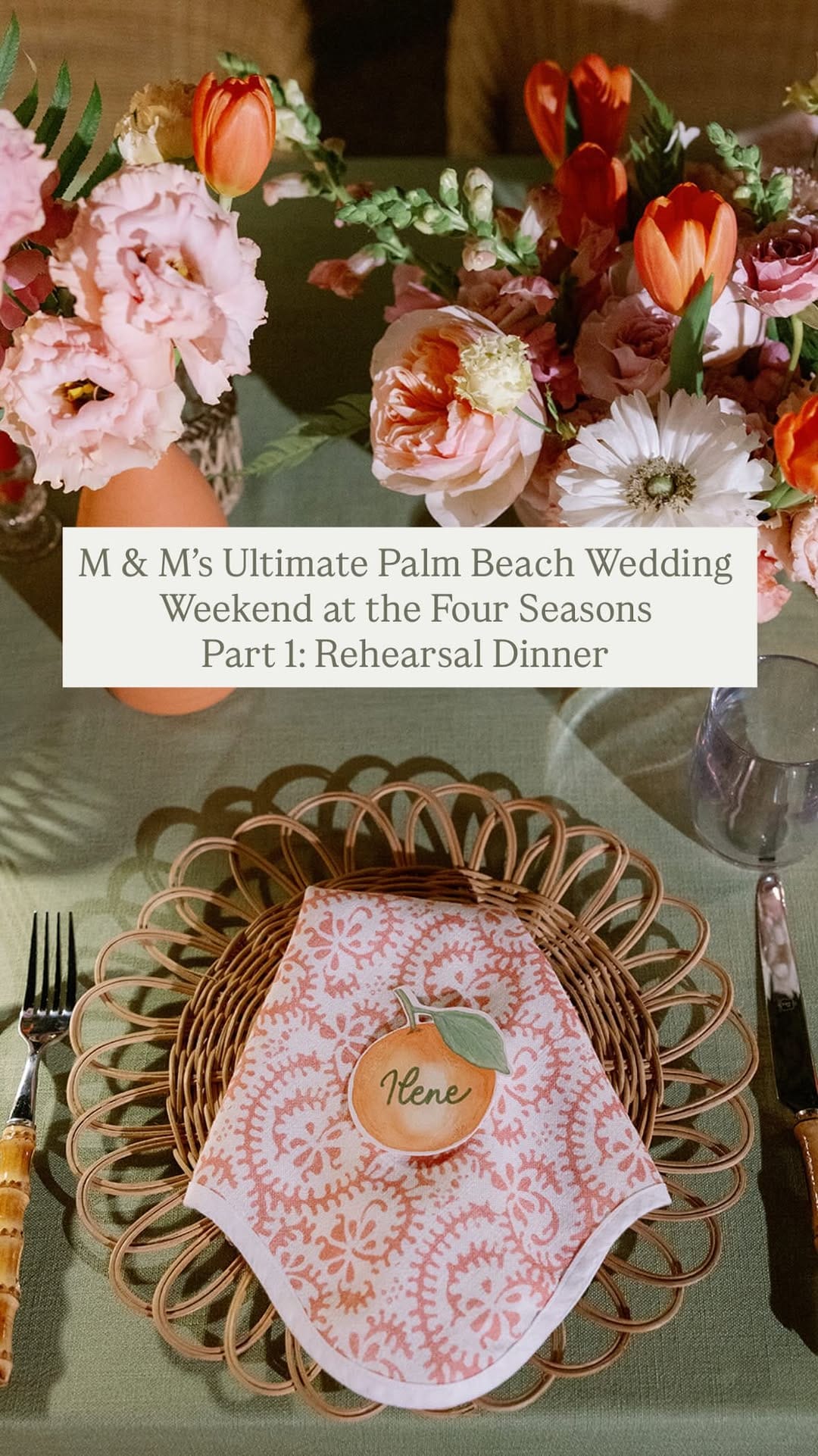Post 7 by Heather Lowenthal | Luxury Wedding Planner on Instagram (video)