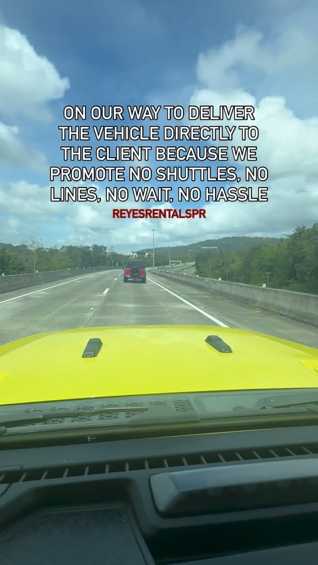 Post 4 by Reyes Rentals Car Sharing & Car Rental in Puerto Rico on Instagram (video)