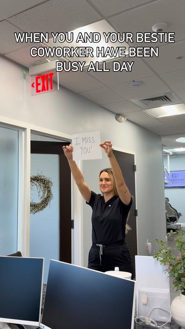 Post 7 by Gardens Dentistry on Instagram (video)