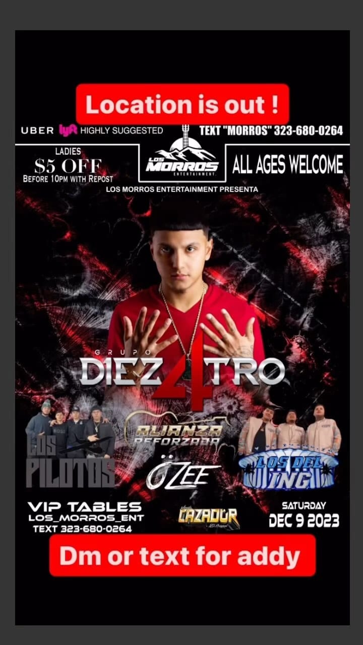 Post 4 by Los Morros Ent. on Instagram (video)
