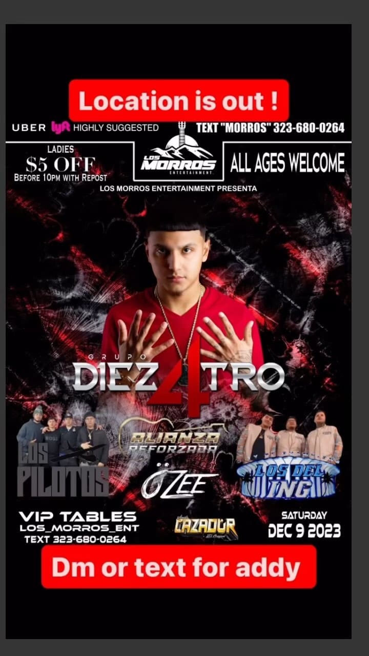 Post 2 by Los Morros Ent. on Instagram (video)