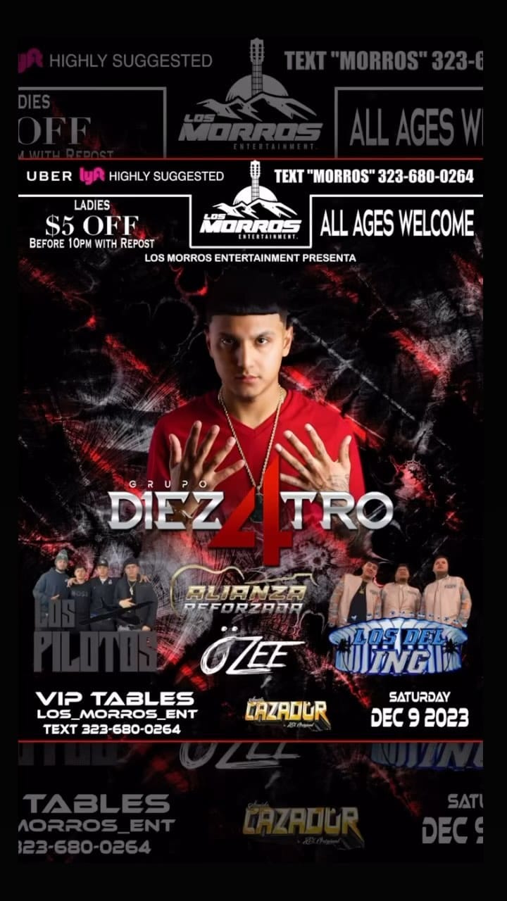 Post 10 by Los Morros Ent. on Instagram (video)