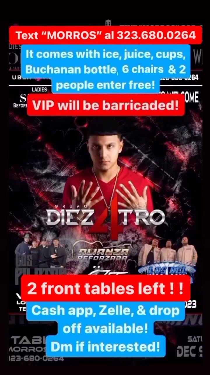 Post 7 by Los Morros Ent. on Instagram (video)