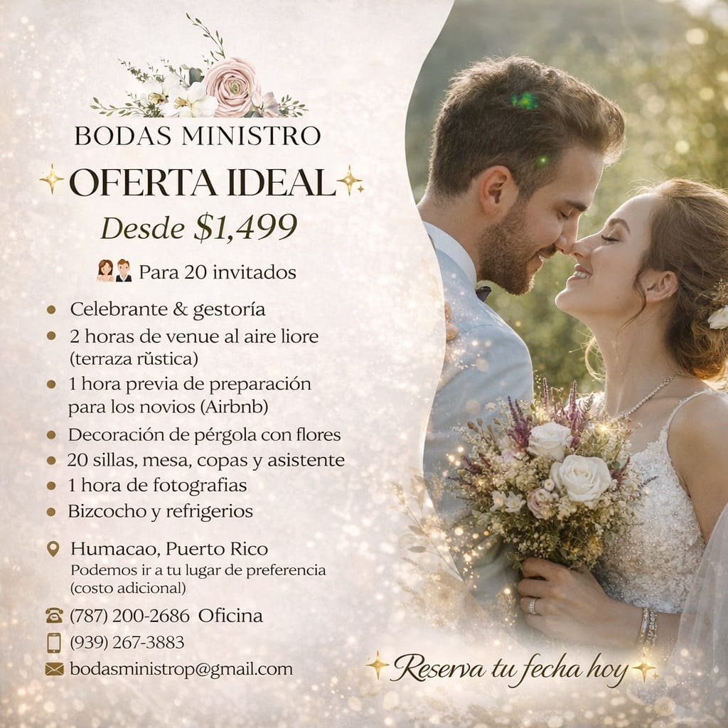 Post 10 by Bodas Ministro👰‍♀️💍🤵‍♂️💕 on Instagram (image)