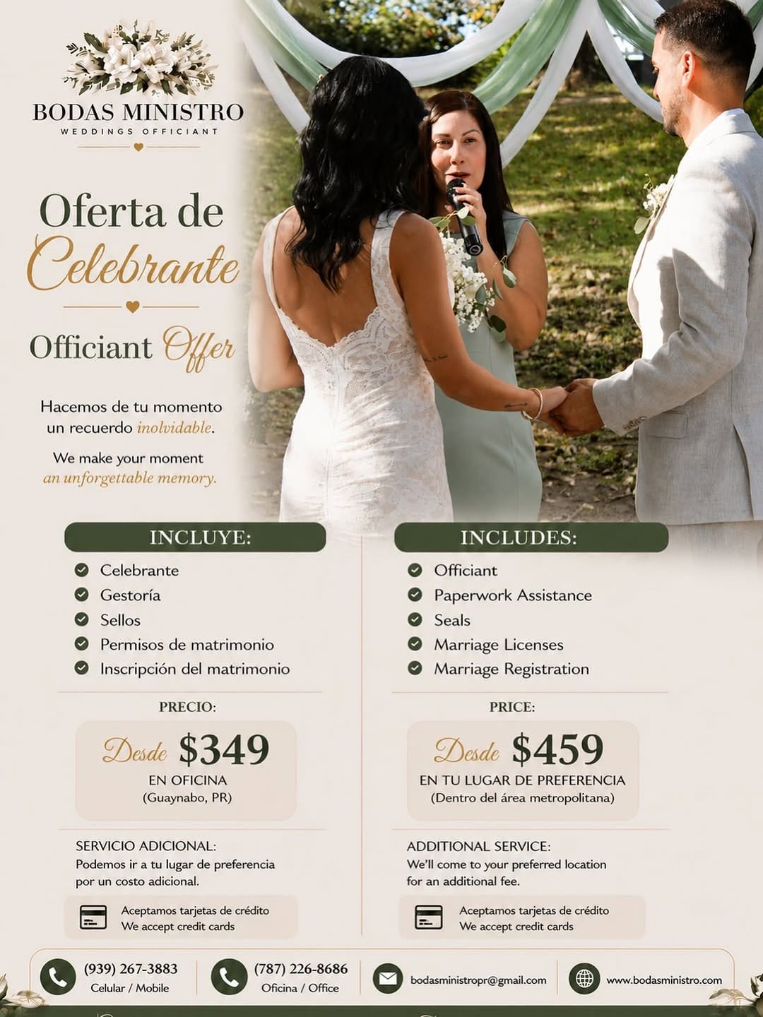 Post 5 by Bodas Ministro👰‍♀️💍🤵‍♂️💕 on Instagram (image)