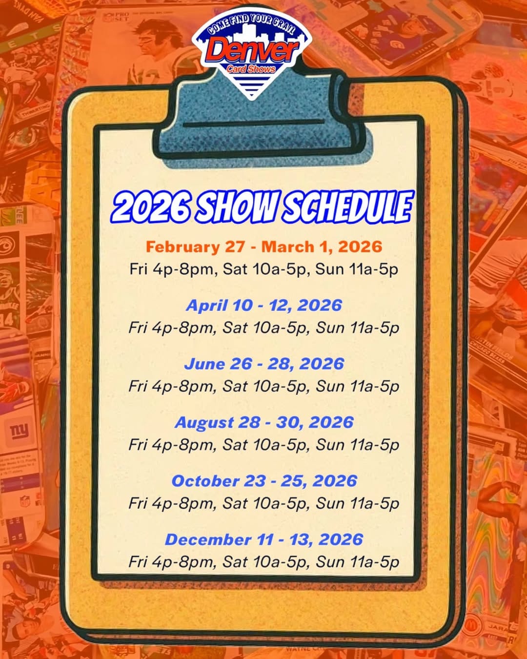 Post 10 by Denver Card Shows on Instagram (image)