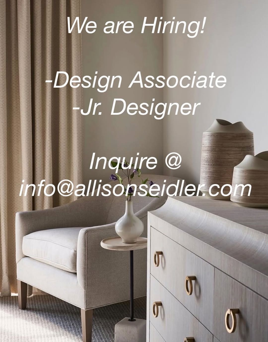 Post 5 by Allison Seidler Interiors on Instagram (image)
