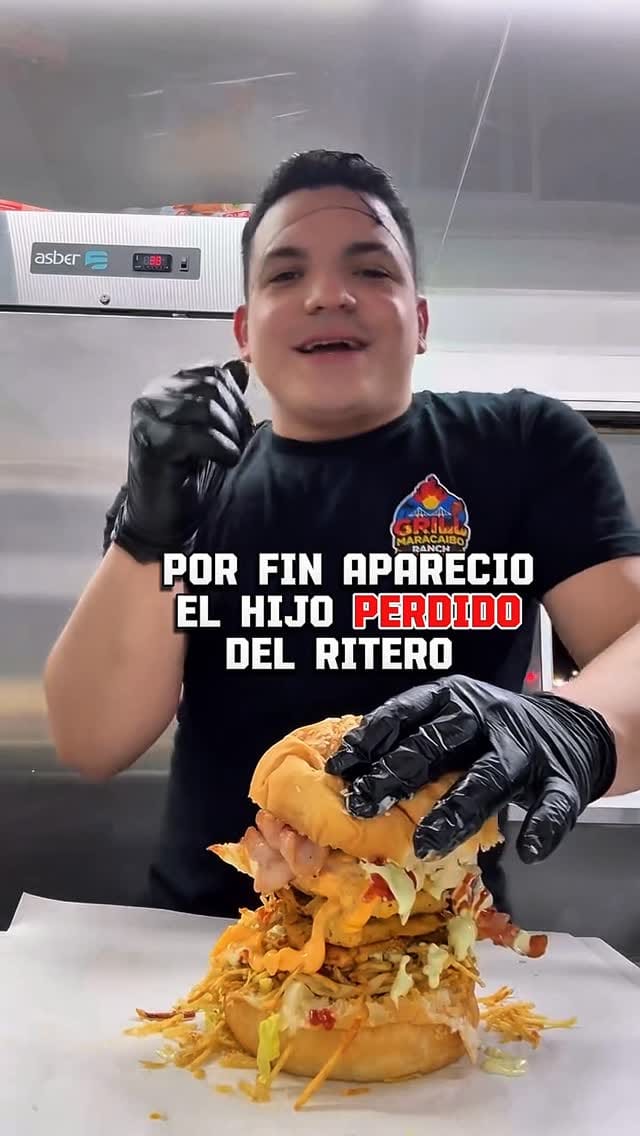 Post 7 by THE RITERO BURGER 🍔 Comida rapida, Hamburguesas on Instagram (video)