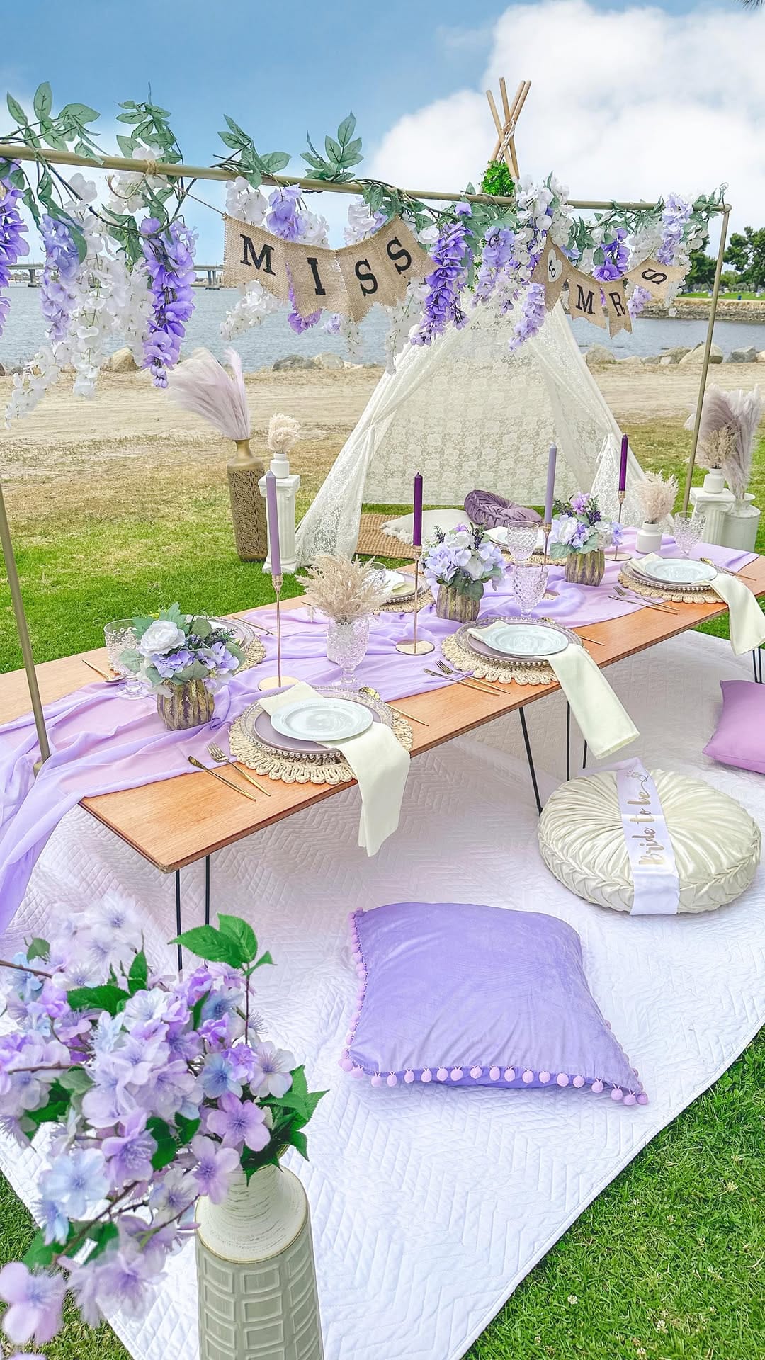 Post 1 by San Diego Luxury Picnics, Parties & Event Planner on Instagram (video)