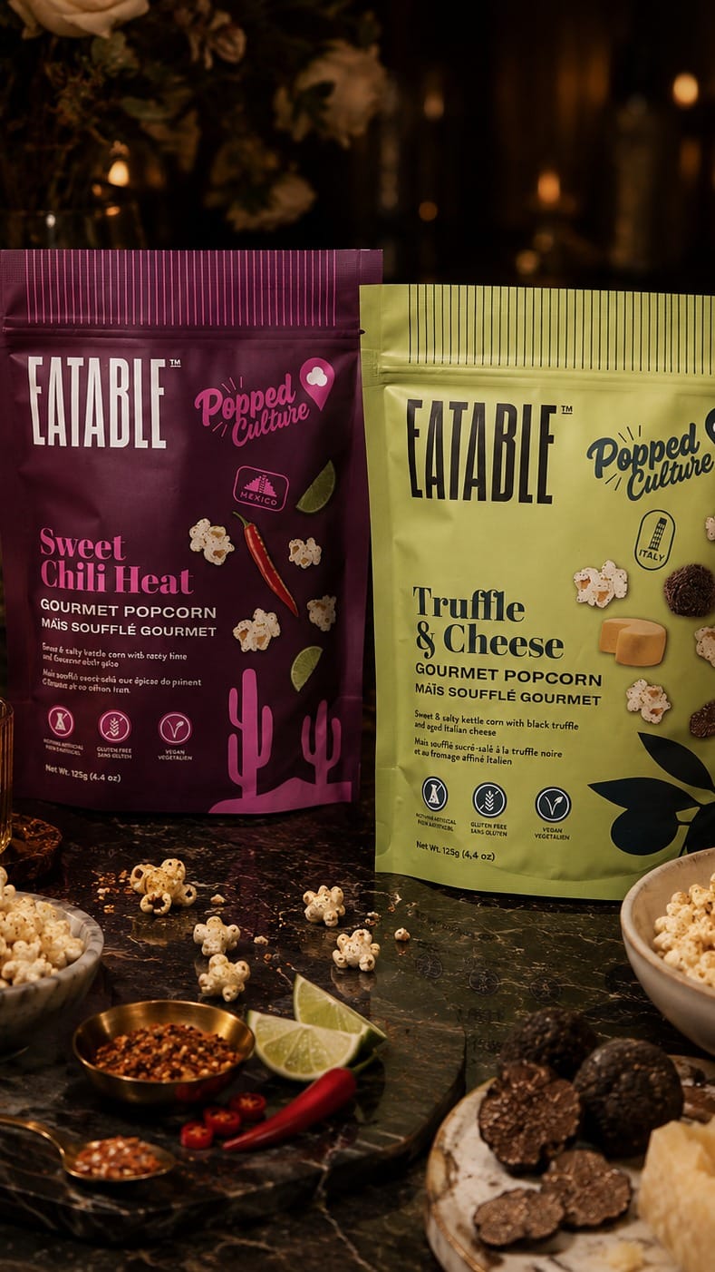 Post 7 by EATABLE™ Elevated Popcorn on Instagram (video)