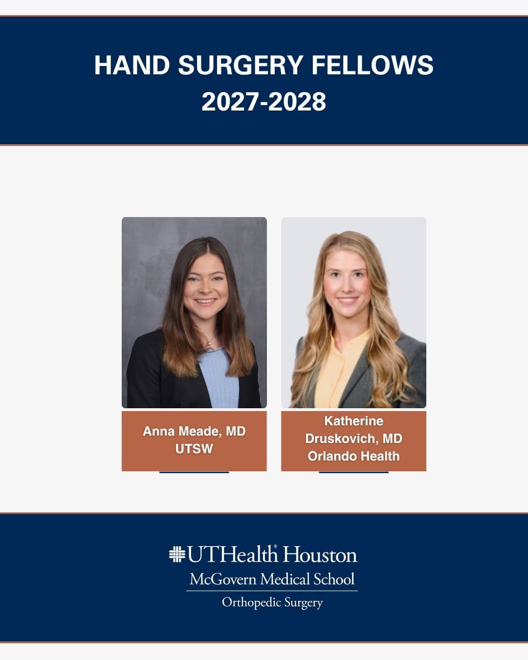 Post 9 by UTHealth Houston Department of Orthopedic Surgery on Instagram (image)
