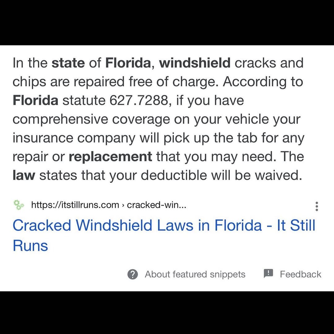 Post 9 by @wepayutoreplaceurwindshield5 on Instagram (image)