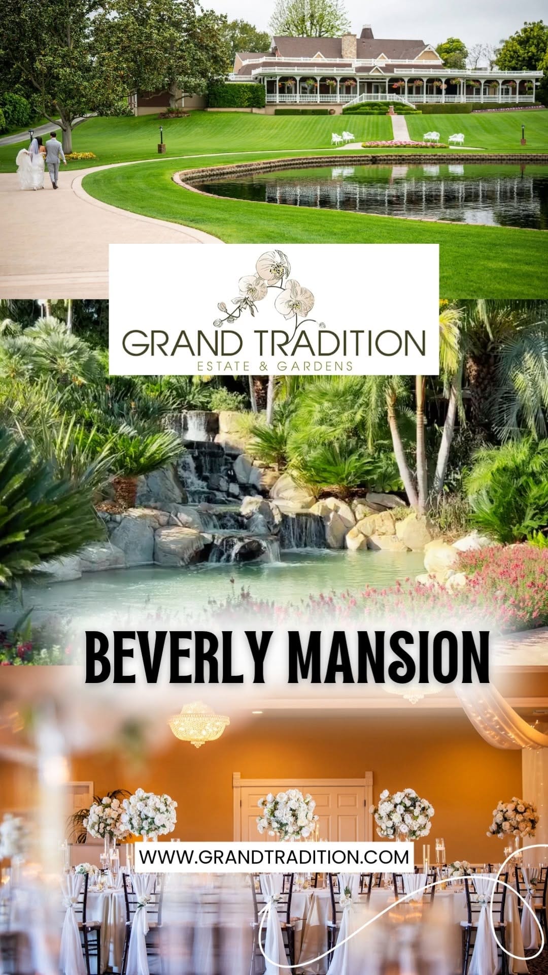 Post 8 by Grand Tradition Estate & Gardens | Wedding & Event Venue on Instagram (video)