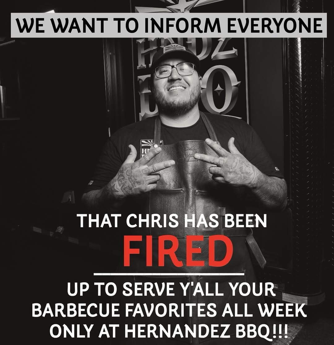 Post 4 by HERNANDEZ BBQ on Instagram (image)