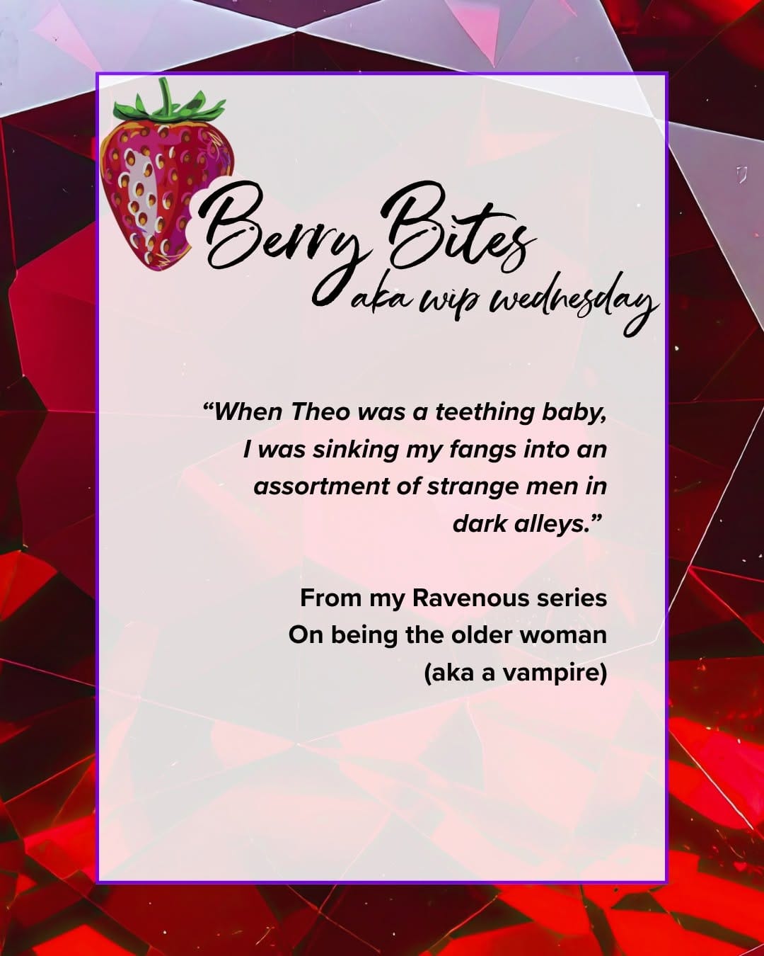 Post 5 by Christina Berry 🍓💋💜 on Instagram (image)