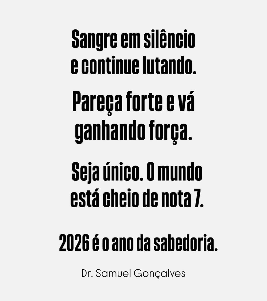 Post 1 by Dr Samuel Gonçalves | Médico & Mentor de Empresários de Elite on Instagram (image)