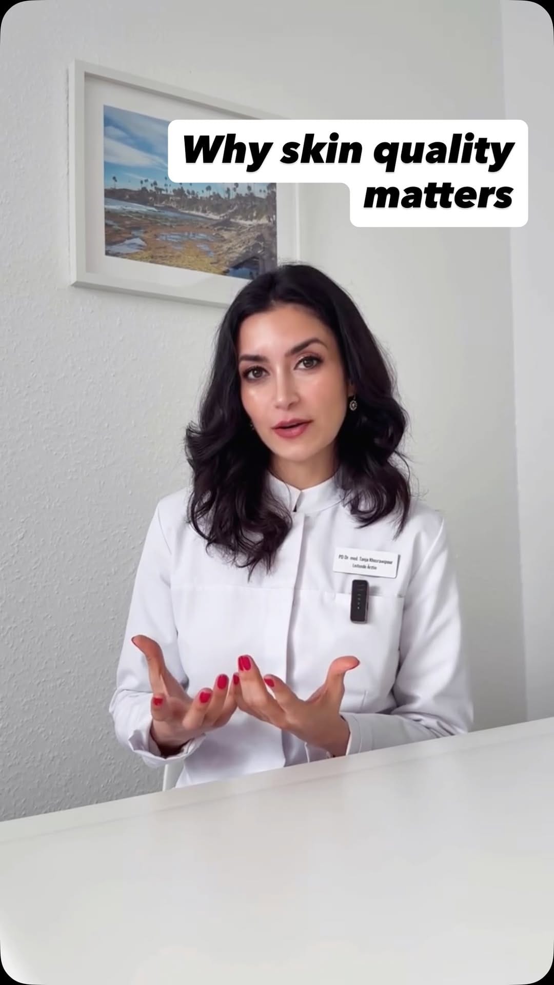 Post 8 by PD Dr. med. Tanja Khosrawipour | Chirurgie | Ästhetische Medizin on Instagram (video)