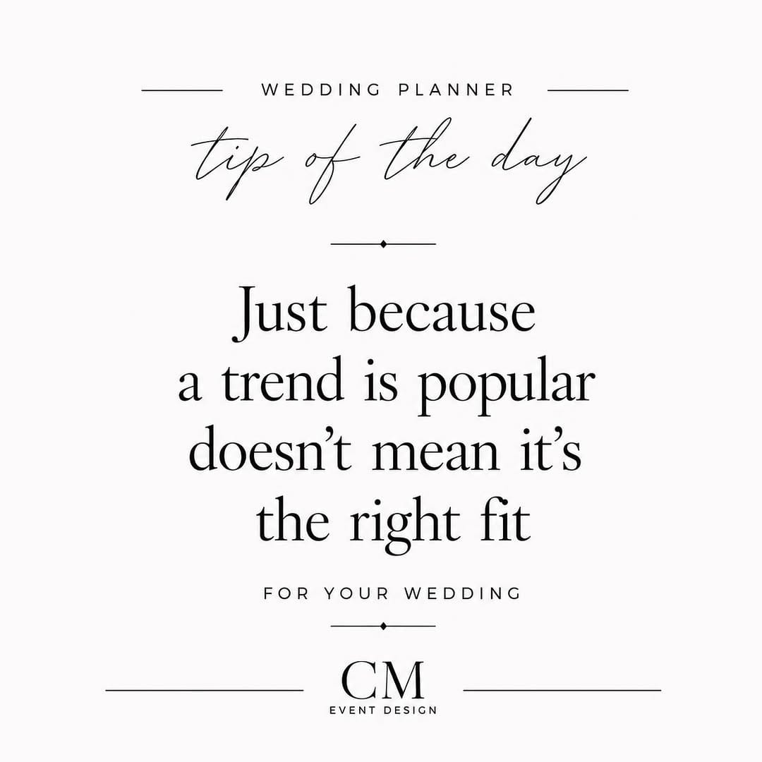 Post 8 by CM Event Design on Instagram (carousel)