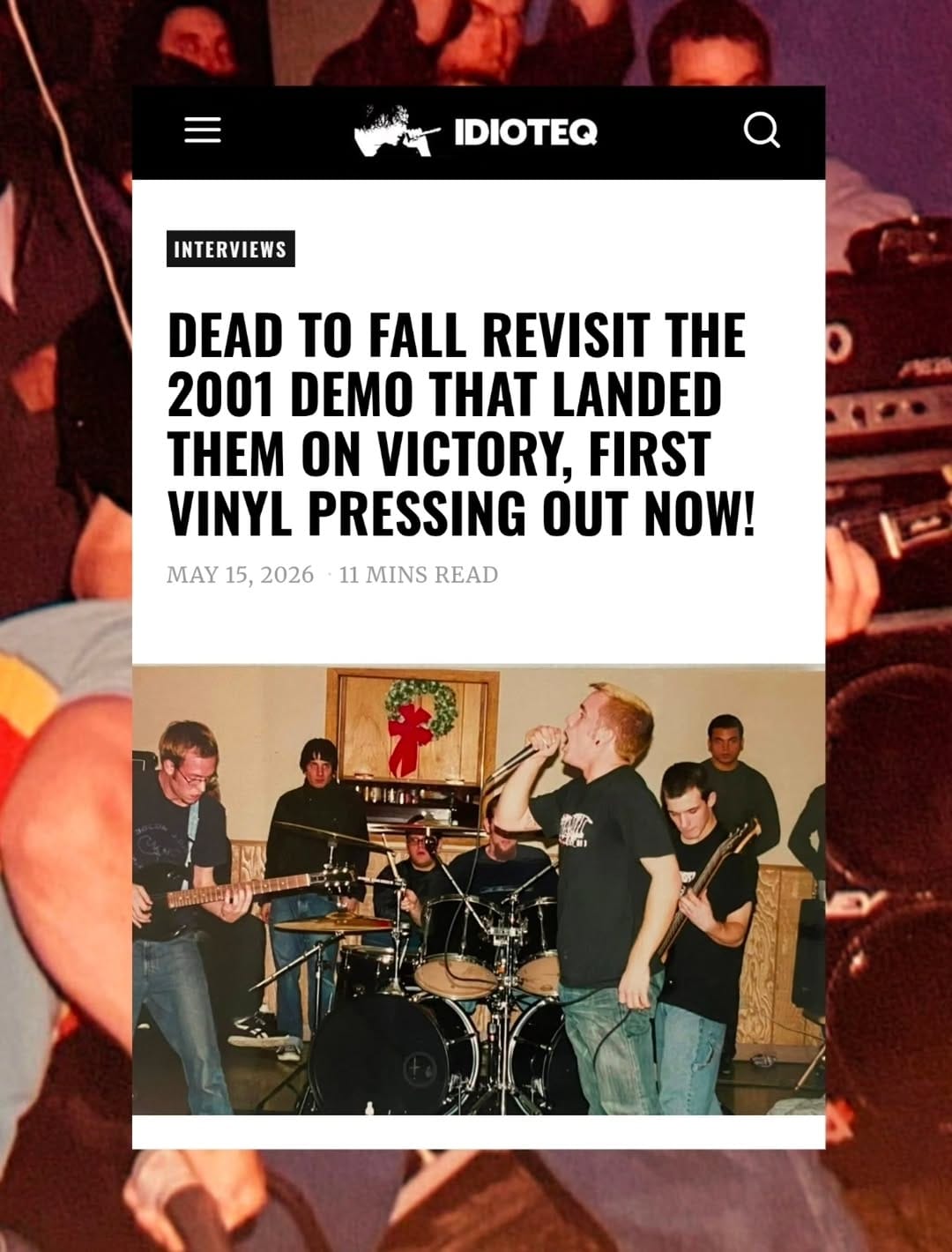 Post 2 by Dead To Fall on Instagram (image)