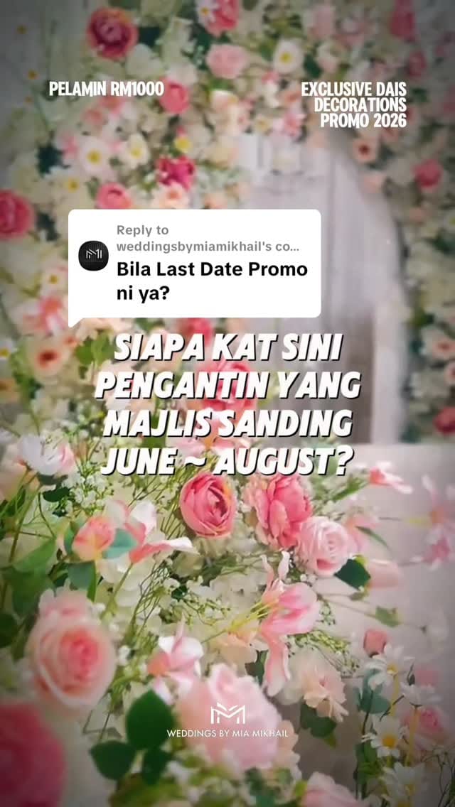 Post 2 by Weddings By Mia Mikhail on Instagram (video)