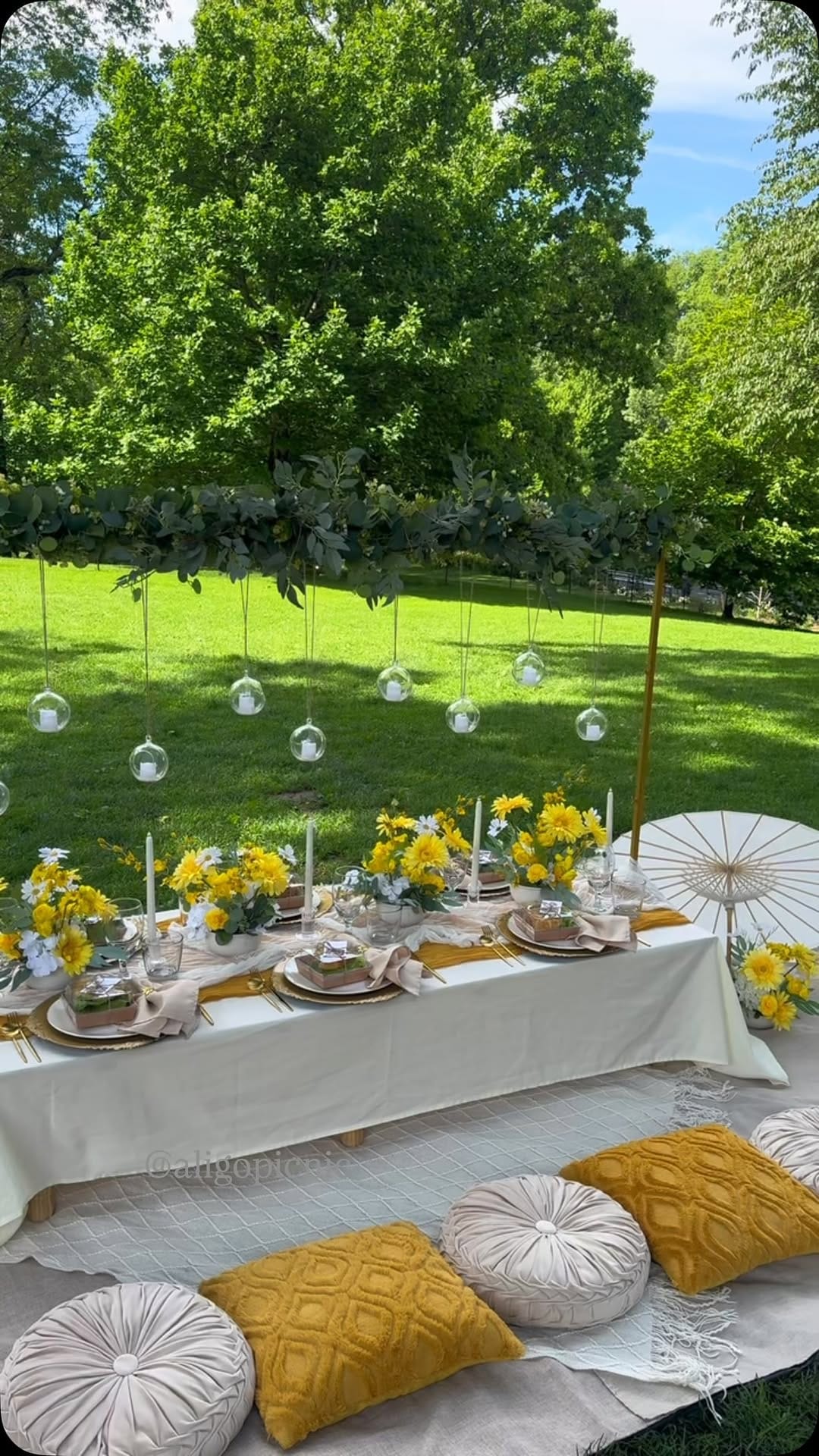 Post 1 by Aligo | luxury picnic & event on Instagram (video)