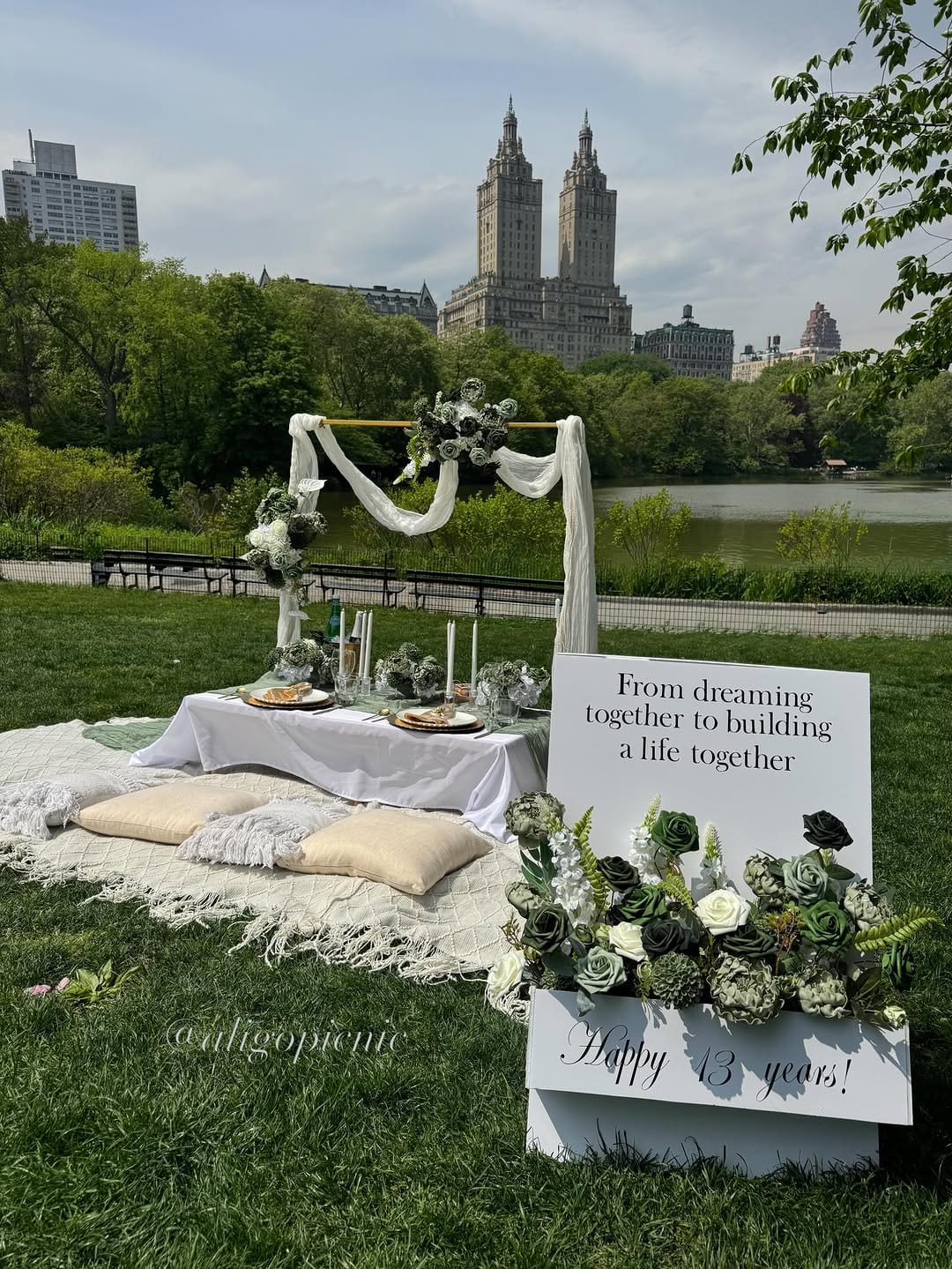 Post 4 by Aligo | luxury picnic & event on Instagram (image)