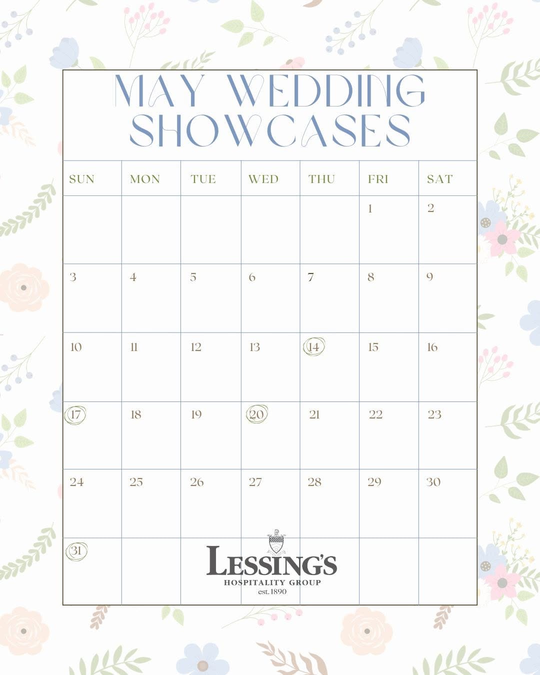 Post 10 by Lessing's Weddings on Instagram (carousel)