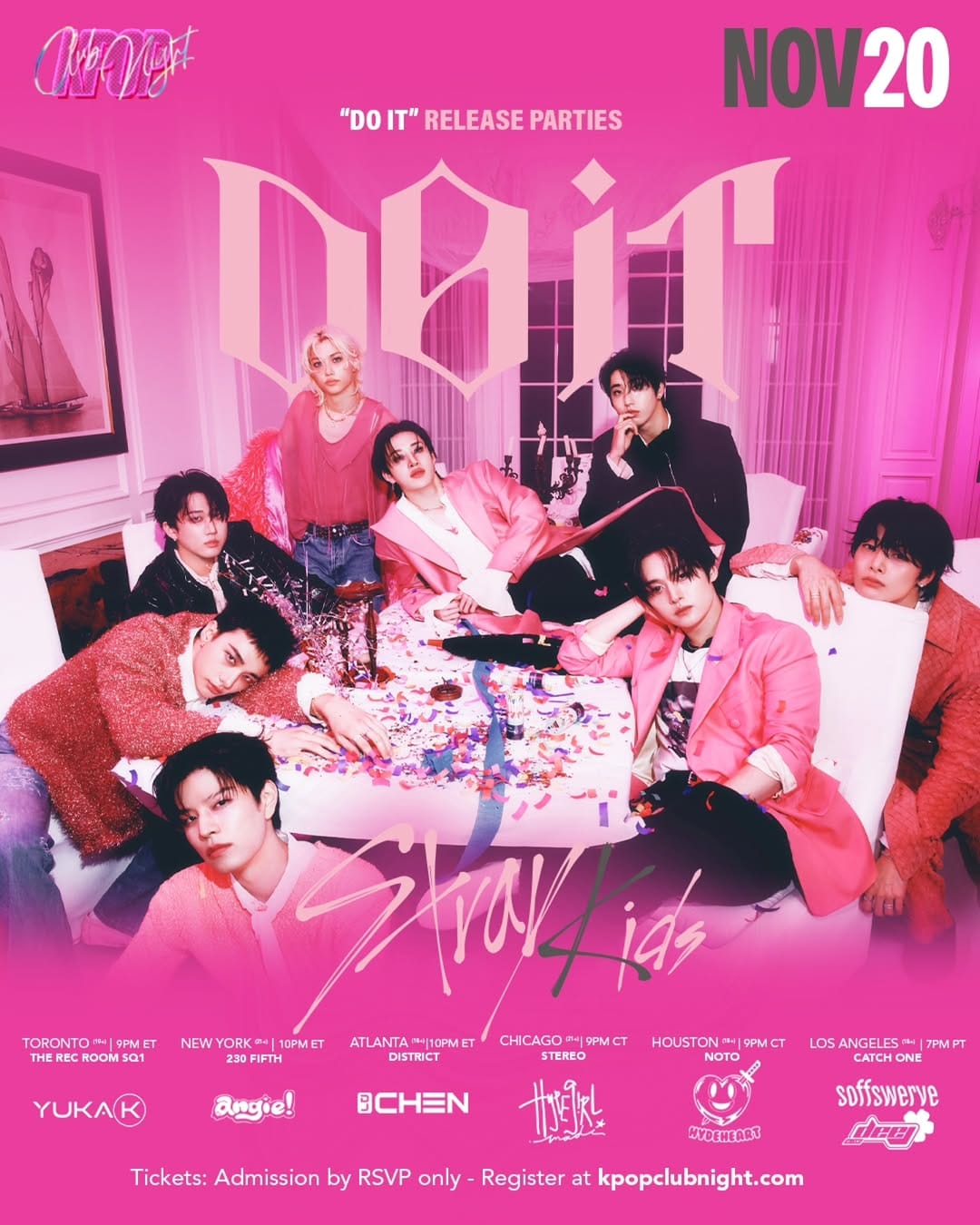 Post 8 by Kpop Club Night on Instagram (image)