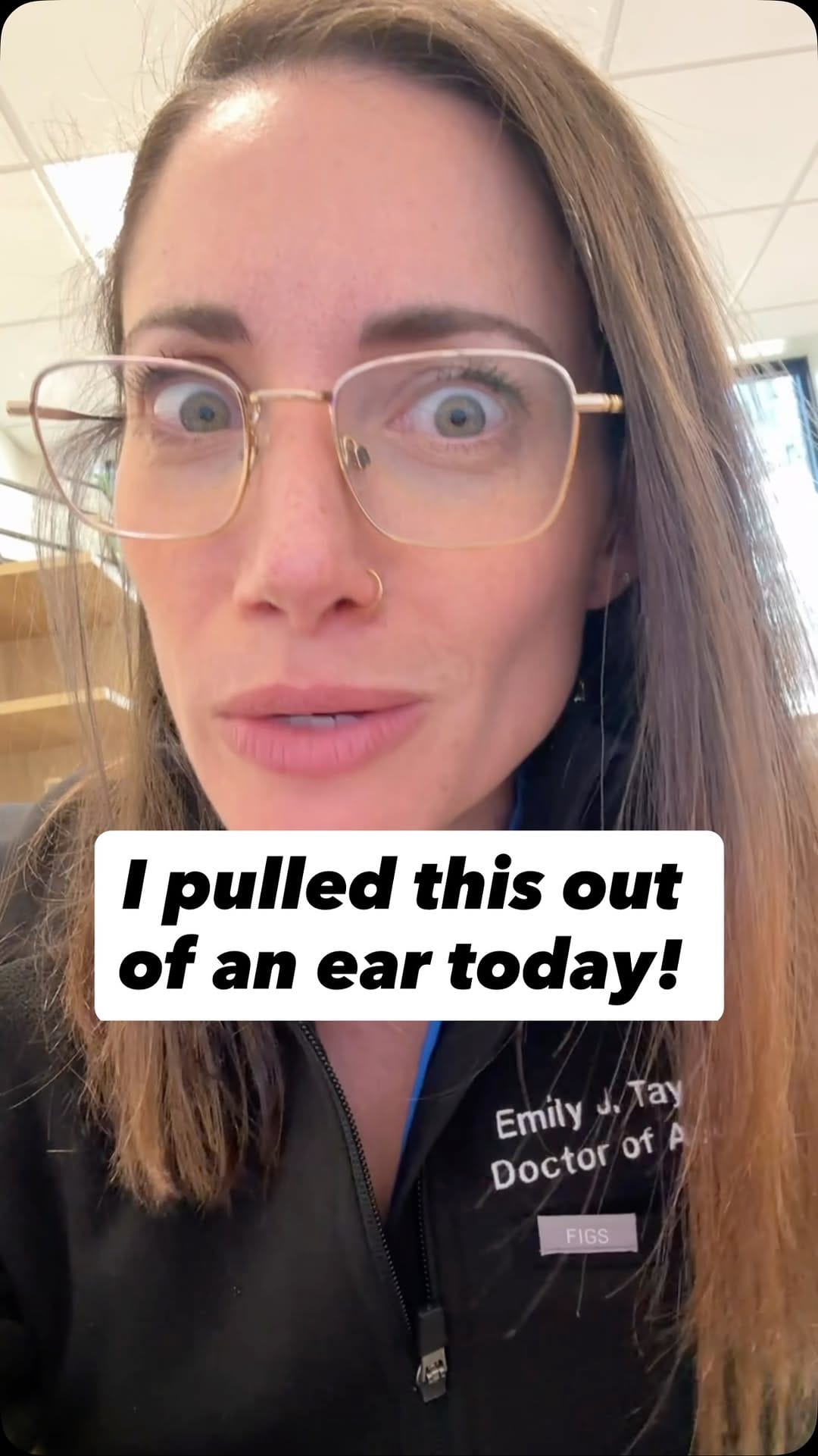 Post 5 by Dr. Emily Taylor (aka Dr. Earwax) on Instagram (video)