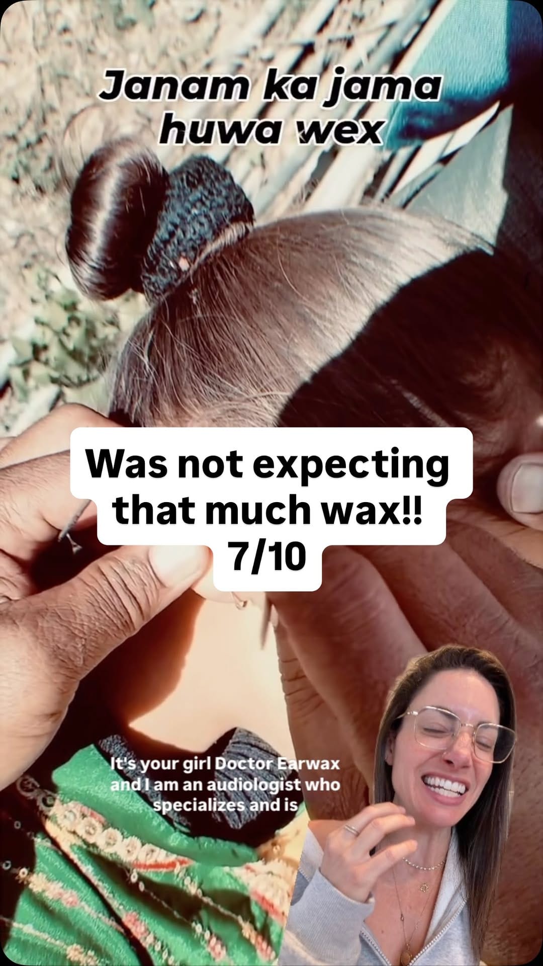 Post 3 by Dr. Emily Taylor (aka Dr. Earwax) on Instagram (video)