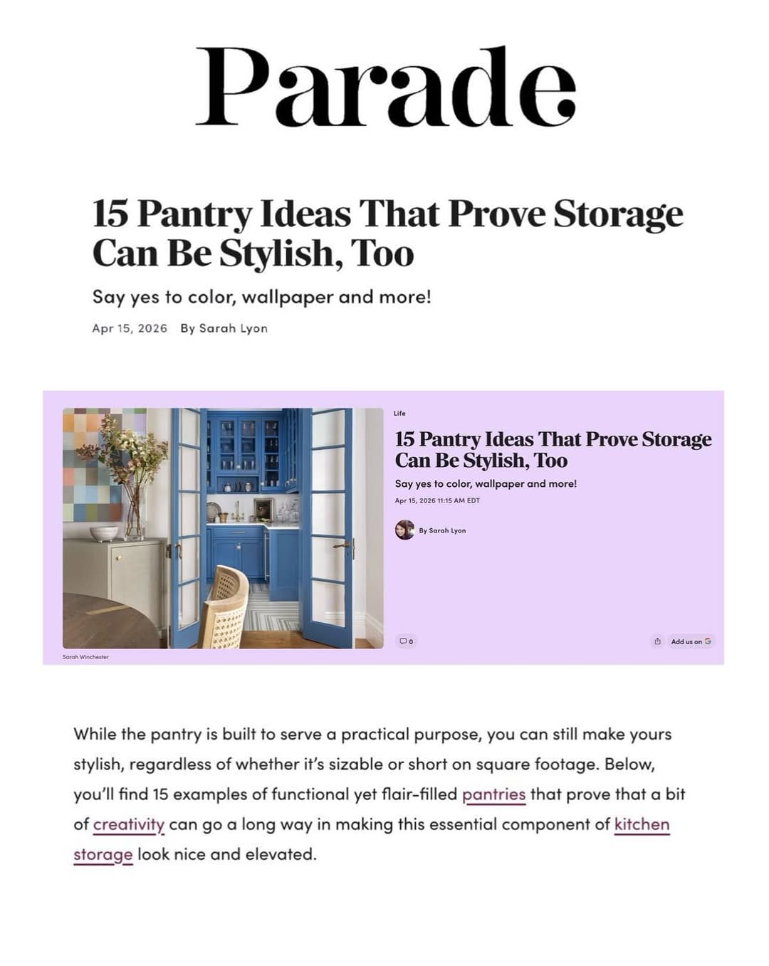 Post 10 by Cara Fineman | DAG Design on Instagram (carousel)