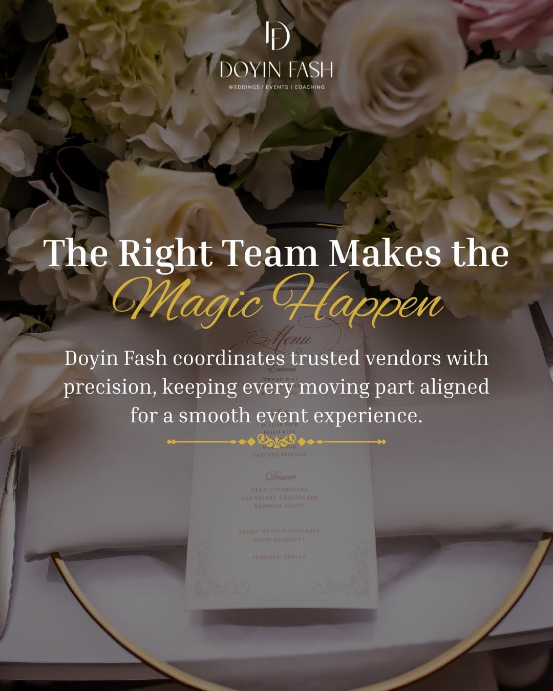 Post 3 by Doyin Fash > Luxury Event & Wedding Planner | Event Designer on Instagram (carousel)