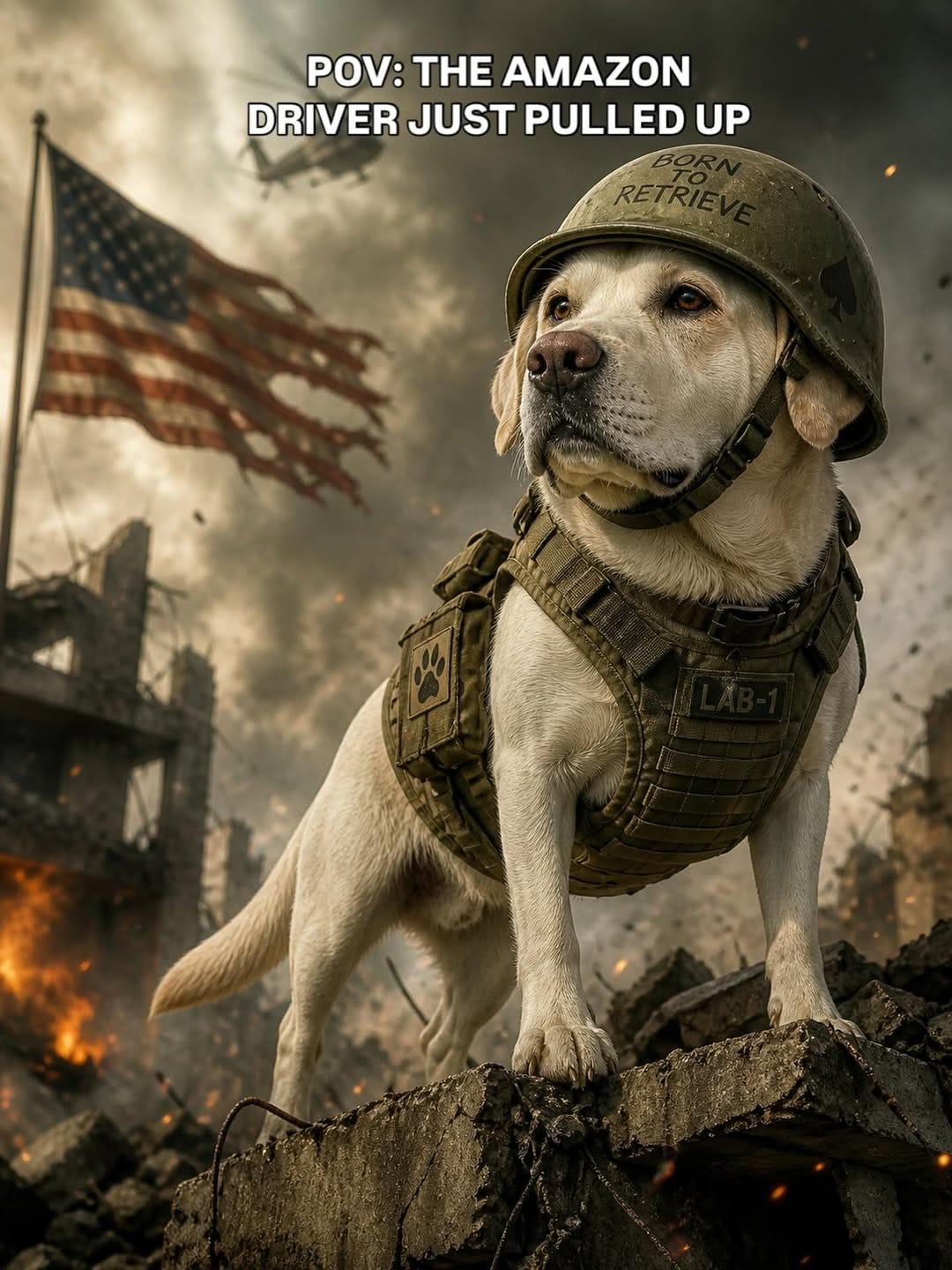 Post 7 by Cooper The Yellow Lab on Instagram (image)