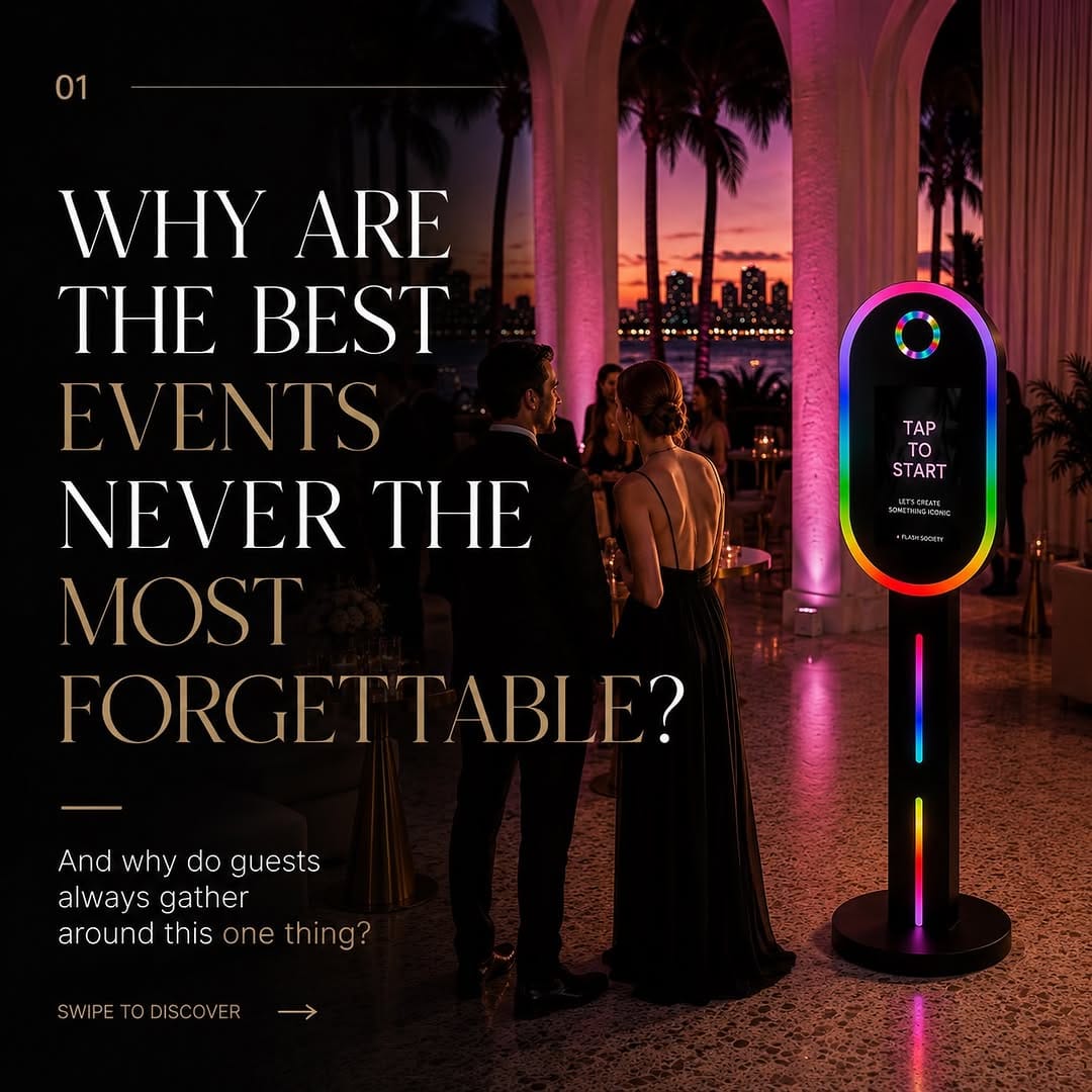 Post 8 by Miami Event Photo Booth Rental on Instagram (carousel)